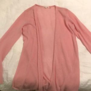 Pink Cashmere cardigan sweater!